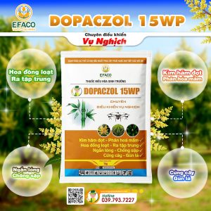 Thuốc điều hoà sinh trưởng DOPACZOL 15WP 1kg/gói